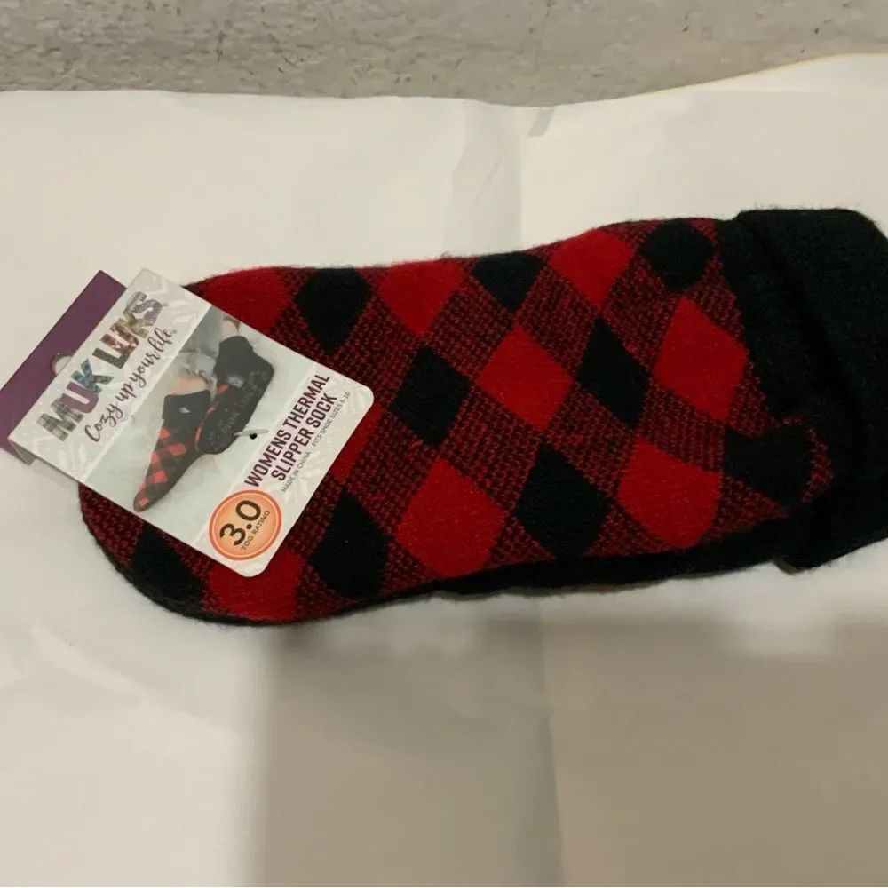 Ladies MUK LUKS Thermal Slipper Socks